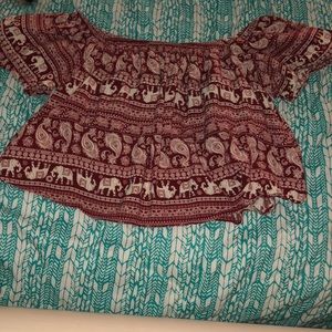 off the shoulder top